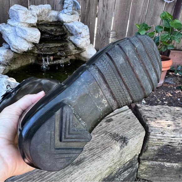 Hunter Original Women's Tall Gloss Black Rain Wellies Boots 8 US / 6 UK *Flaws* - Picture 9 of 16